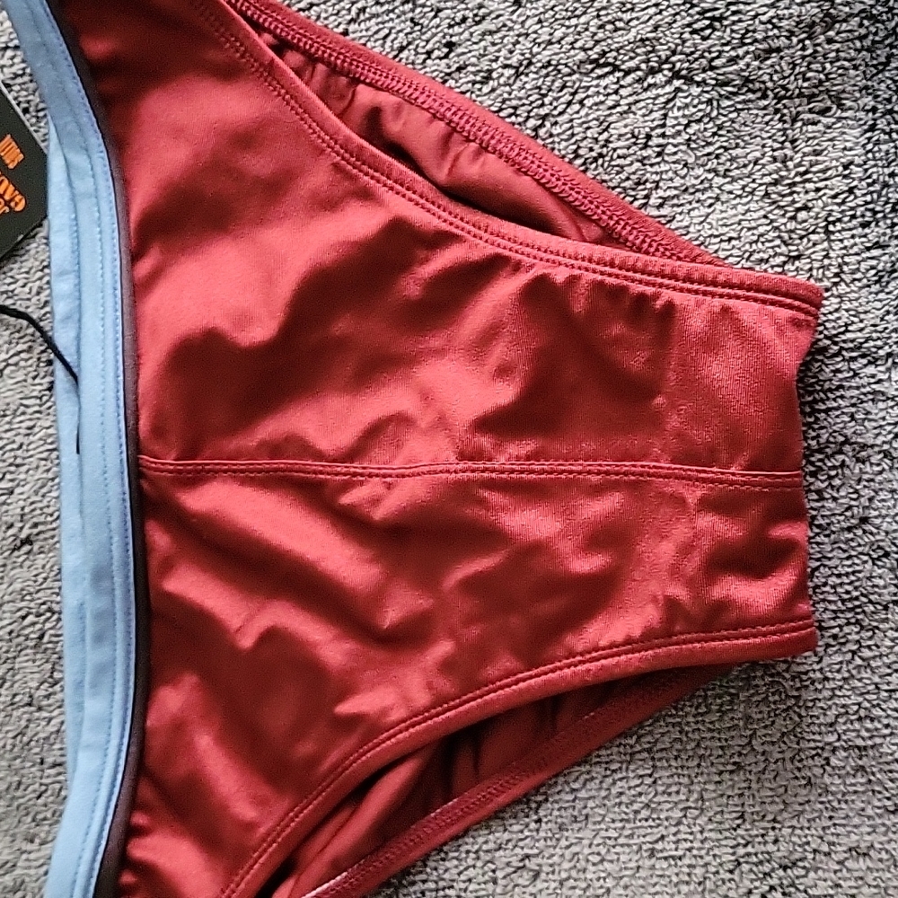 Jean Paul Gaultier Soleil Men's Red Swimsuit Breifs 44 - Picture 4 of 10
